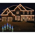 Winterland Winterland WL-IC100-B 6.5 in. Long Blue 100 Icicle Lights On Green Wire WL-IC100-B